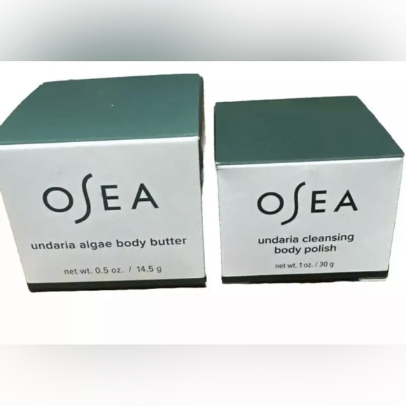 NEW Travel set OSEA Undaria Body Polish 1 oz Mini & Undaria Body Butter bundle - Picture 1 of 4